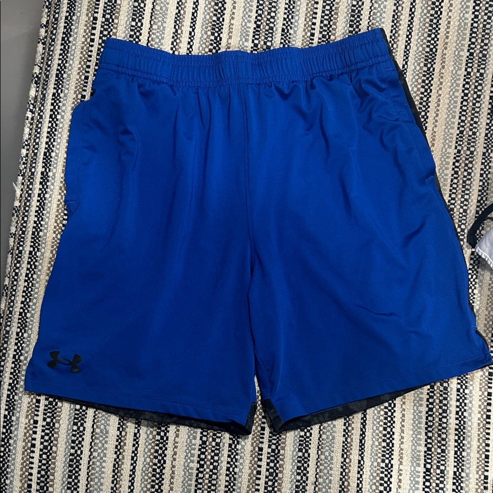 Under Armour Men's Royal Blue Athletic Shorts